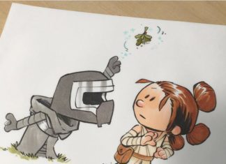 Disney Artist Draws Star Wars Characters In The Style Of Calvin & Hobbes