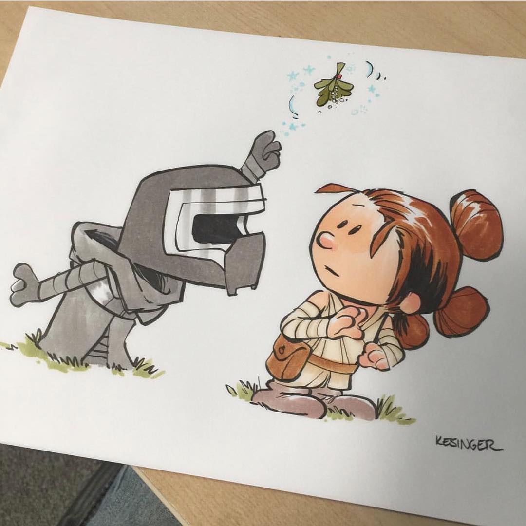 Disney Artist Draws Star Wars Characters In The Style Of Calvin & Hobbes -  TettyBetty