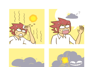 Malaysian Artist Creates Adorable and Funny Comics about Clouds
