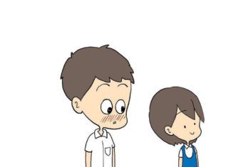 Adorable Malaysian Couple Illustrated by Boyfriend