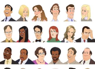 This is How “The Office” Characters Would Look if the Show was a Cartoon