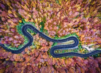 See the Roads of Transylvania Photographed from Above