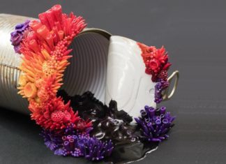 This Artist Upcycles Discarded Objects By Creating Colorful Coral-Like Growths