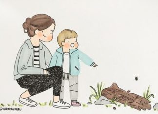 Stay-at-Home Mom Illustrates Everyday Life with Toddler