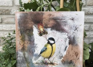 Chaotic Swarms of Flowers and Birds Inhabit New Paintings by Collin van der Sluijs