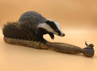 Needle Felt Artist Brings Old Brushes Back to Life