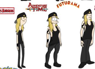 Woman Draws A Self-Portrait in 30 Cartoon Styles And Here’s The Result