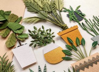 Artist Creates Intricate Tiny Paper Plants