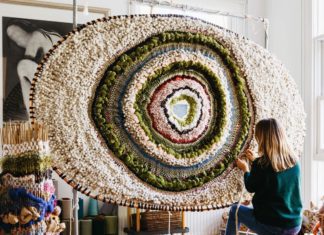 Australian Artist Makes Massive Wall Weavings