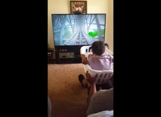 Dad Creates Virtual “Rollercoaster” and Video Goes Viral