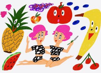 Check Arabella Simpson Tetris-Like Colorful Drawings