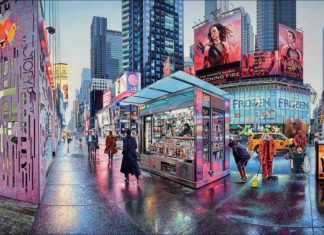 British Artist Creates Highly Detailed Oil Painted Cityscapes