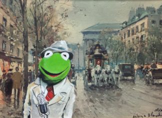 Artist Combines Classic Paintings and Pop Culture