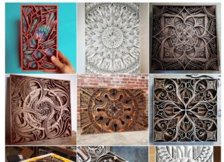 Check Out These Impressive Laser Cut Wood Sculptures