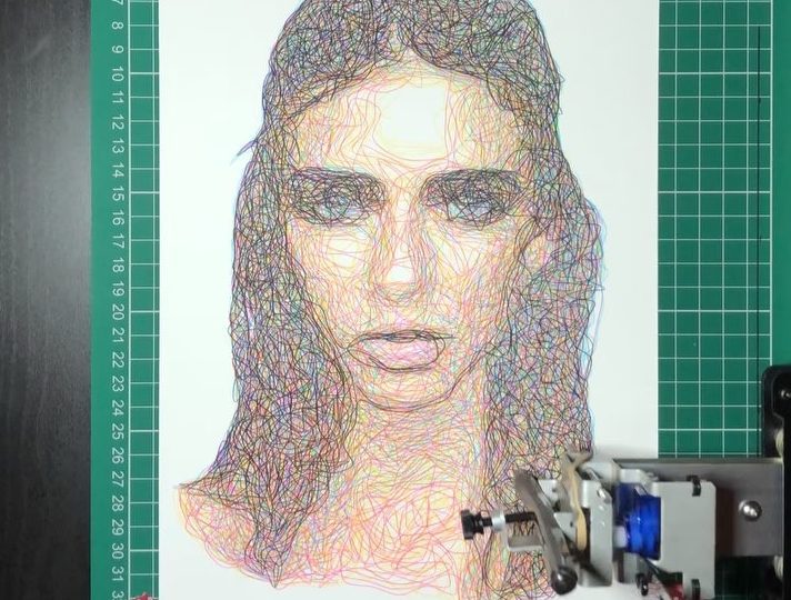 Amazing Algorithmically-Generated CMYK Line Portraits - TettyBetty