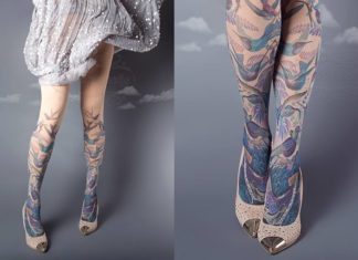 With These Tights You Can Have a Different Tattoo Every Day