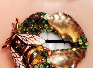 Unique and Dazzling Lip Art by Vlada Haggerty