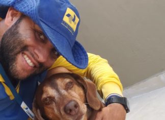 Mailman Takes a Selfie with Every Dog He Meets While Working