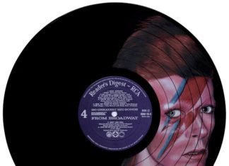 Artist Creates Intriguing Celebrity Portraits on Used Vinyl Records