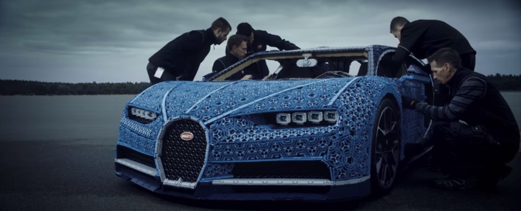 This Life-Size Drivable Bugatti Chiron Was Made With LEGO - TettyBetty