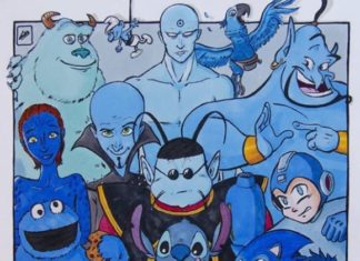 Artist Gathers Famous Fictional Characters of the Same Color