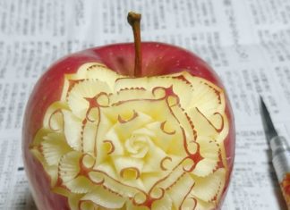 Incredible Food Carvings by Takehiro Kishimoto