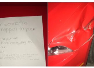 Student Noticed His Car Had Been Hit, Found a Hilarious Note From a 6th Grader