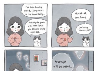 Girl Creates Wholesome Comics About Life with a Cat