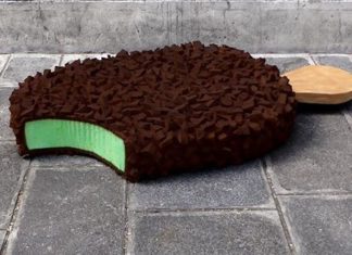 Urban Artist Recycles old Mattresses By Turning Them Into Food Sculptures