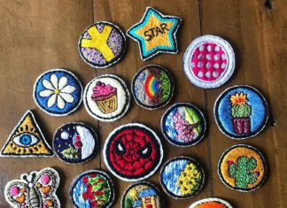 Cool Hand Embroidered Pins, Keychains, and Other Items from Chain Stitch
