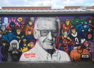A Giant Tribute to Stan Lee Pops Up in Glasgow