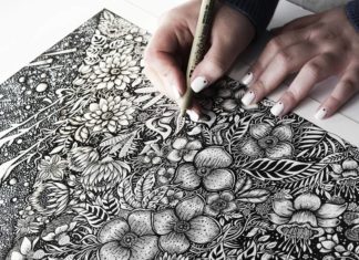 Stunning Black and White Illustrations by Greek Artist Meni Chatzipanagiotou