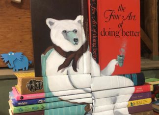 Artist Uses Discarded Books as Canvas and Creates Impressive Artwork