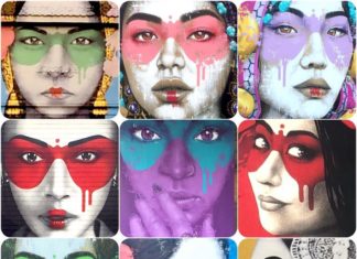 Check Out these Intriguing Murals of Masked Women