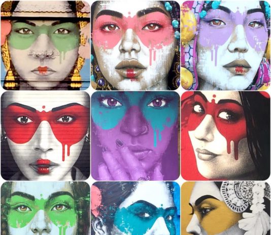 Check Out these Intriguing Murals of Masked Women