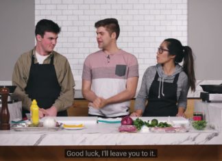 Watch Teen and Adult Compete in a Burger Cook-Off