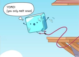Artist Makes Comics About a Melting Ice Cube