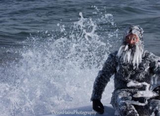 This is What Happens When You Go Surfing During a Polar Vortex