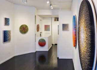 Artist Uses Wood Dowels to Create 2D Images