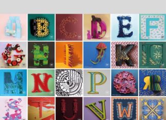Artists Create Literal Alphabet Letters From Paper