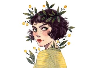 Russian Artist Creates Intriguing Watercolor Portraits of Girls