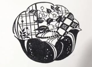 Japanese Artist Carves Stamps to Create Gorgeous Art