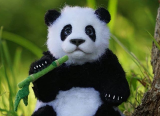 Needle Felting Artist Creates Endangered Animals