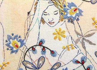 These Embroidered Paintings Have an Ethereal Quality to Them