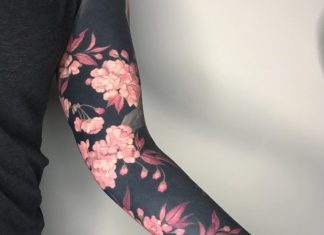 Beautiful Flowers Grow out of Dark Fields in the Works of This Tattoo Artist
