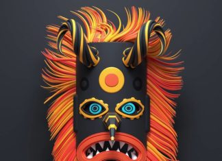 These 3D Illustrated Kukeri Masks are Simply Stunning