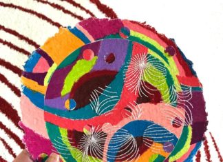 Kelly Kozma’s Abstract Fiber Art Looks Like Alien Petri Dishes