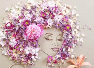 This Beautiful Flower Art Practically Leaps Out At You!