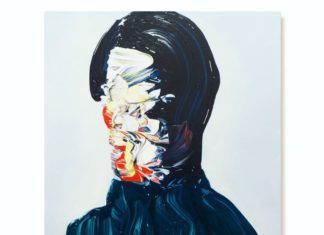 Teppei Takeda Creates Abstract Portraits with Brushstrokes