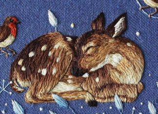 Chloe Giordano’s Embroidered Animals Look Like the Real Deal (Only Tiny)!